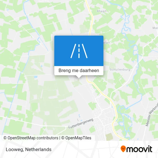 Looweg kaart