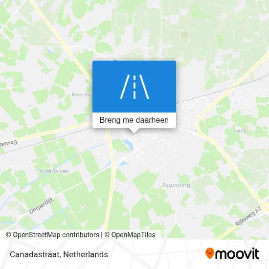 Canadastraat kaart