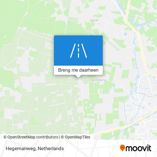 Hegemanweg kaart