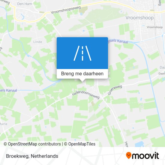 Broekweg kaart