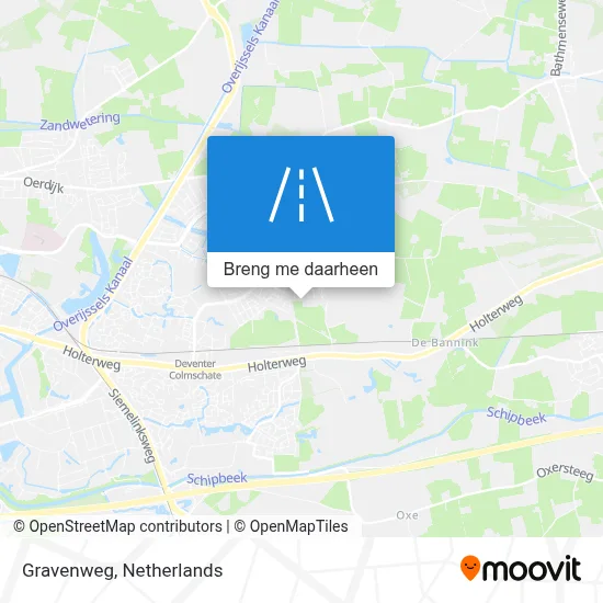 Gravenweg kaart