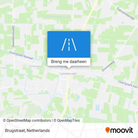Brugstraat kaart
