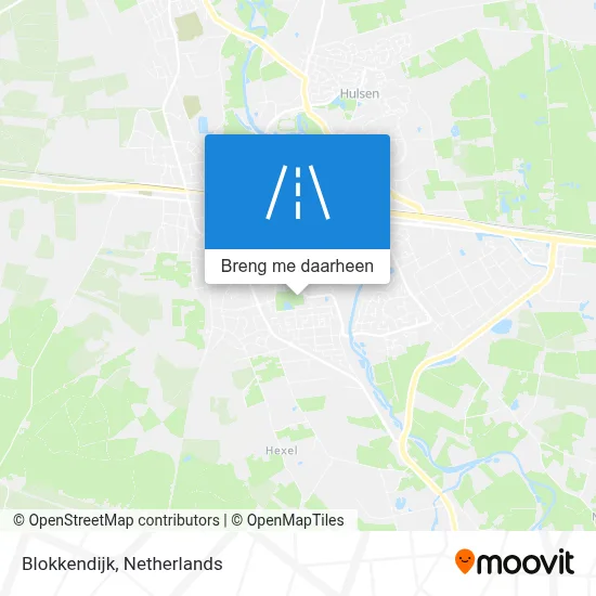 Blokkendijk kaart