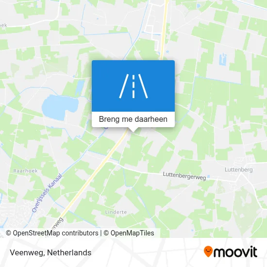 Veenweg kaart