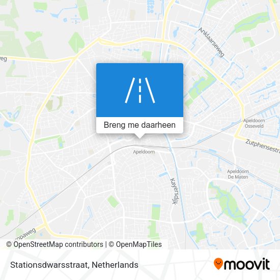 Stationsdwarsstraat kaart