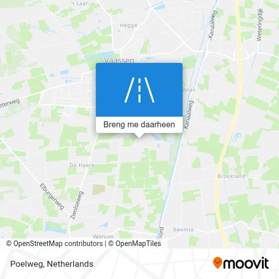 Poelweg kaart