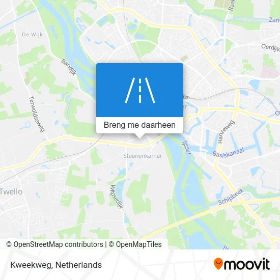 Kweekweg kaart