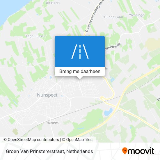 Groen Van Prinstererstraat kaart