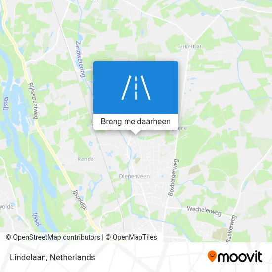 Lindelaan kaart