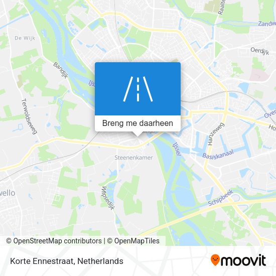 Korte Ennestraat kaart