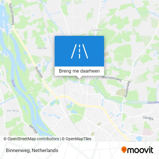 Binnenweg kaart