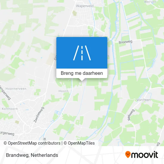 Brandweg kaart