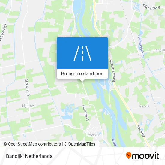 Bandijk kaart