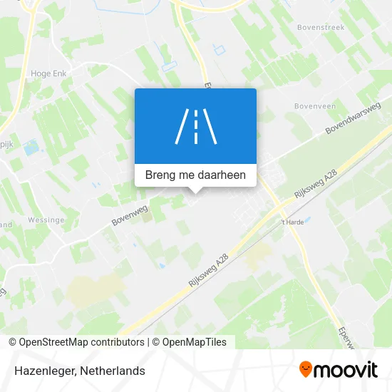 Hazenleger kaart