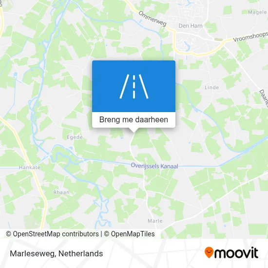 Marleseweg kaart