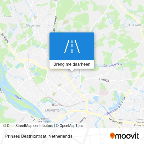 Prinses Beatrixstraat kaart