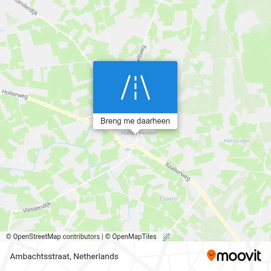 Ambachtsstraat kaart