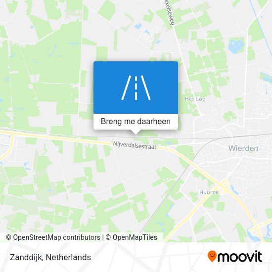 Zanddijk kaart