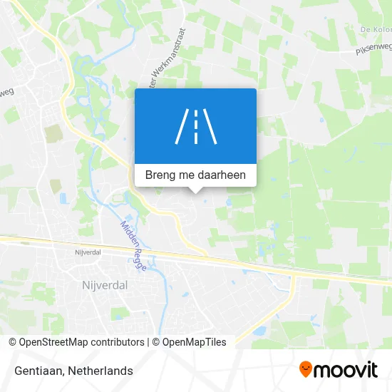 Gentiaan kaart