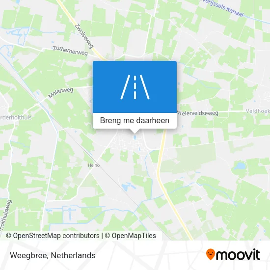 Weegbree kaart
