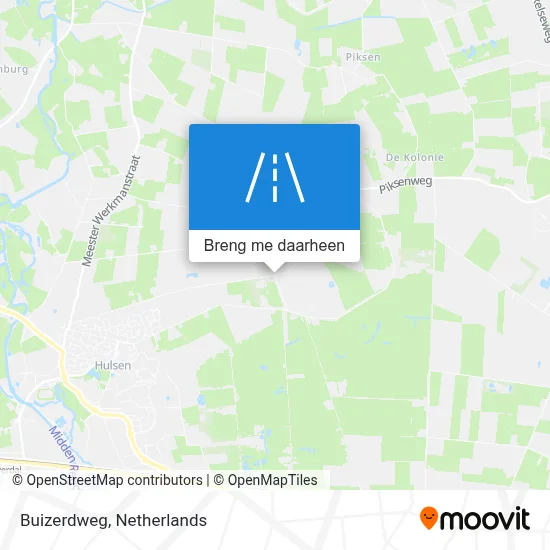 Buizerdweg kaart