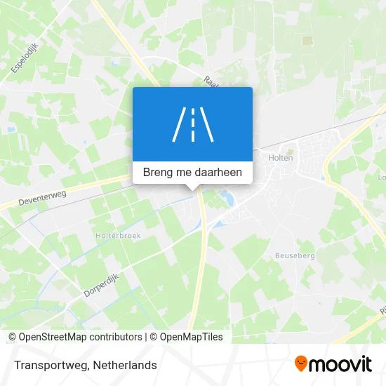 Transportweg kaart