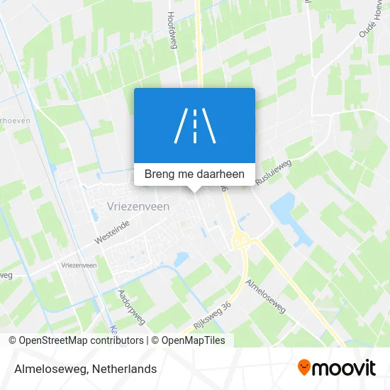Almeloseweg kaart