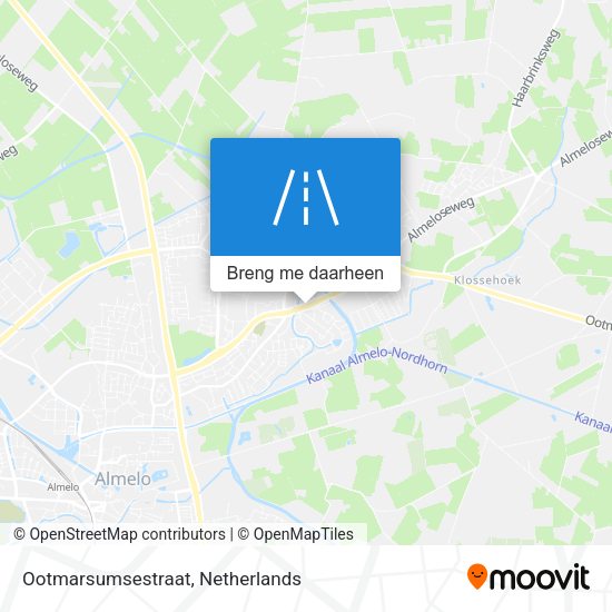 Ootmarsumsestraat kaart