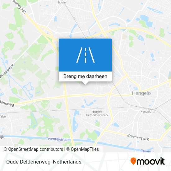 Oude Deldenerweg kaart