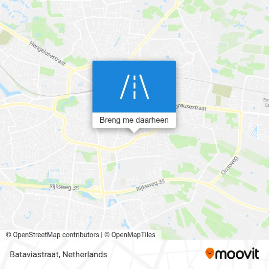 Bataviastraat kaart