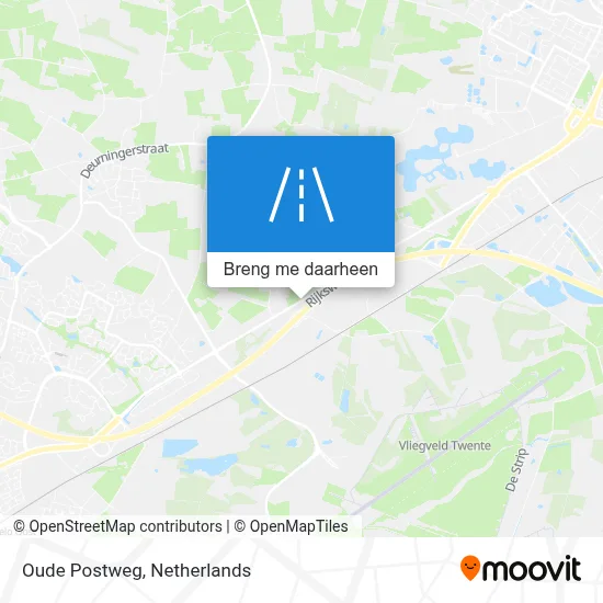 Oude Postweg kaart