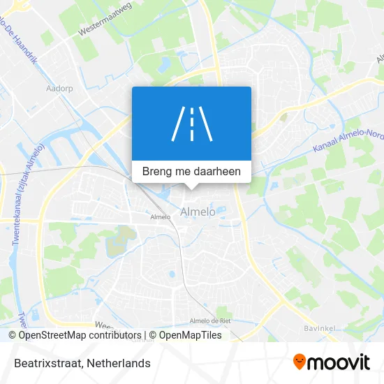 Beatrixstraat kaart