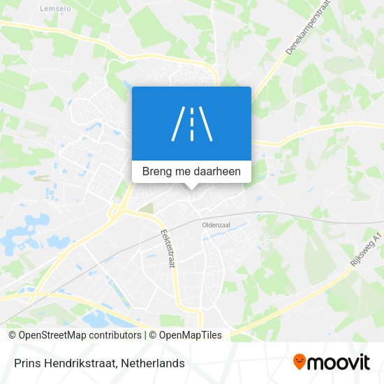 Prins Hendrikstraat kaart
