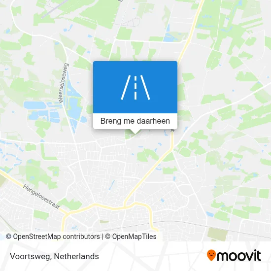 Voortsweg kaart