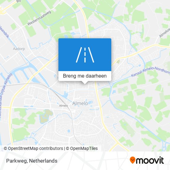 Parkweg kaart