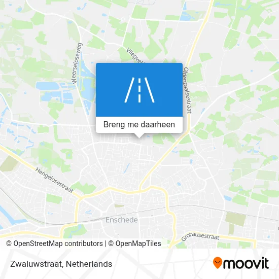 Zwaluwstraat kaart