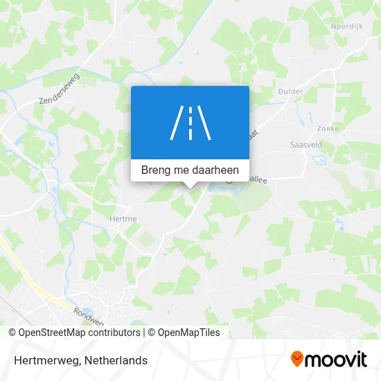 Hertmerweg kaart