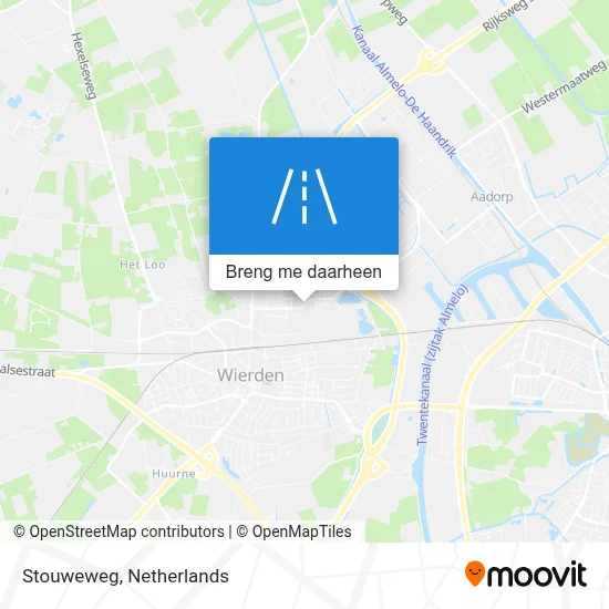 Stouweweg kaart