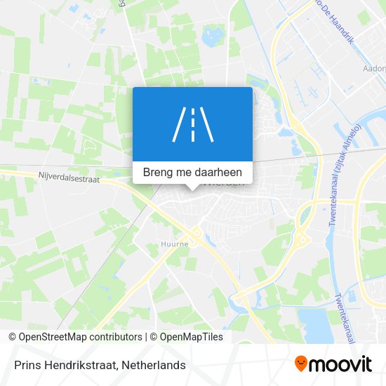 Prins Hendrikstraat kaart