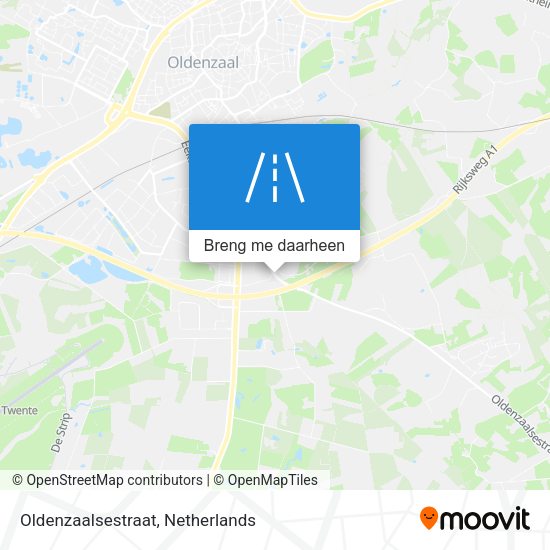 Oldenzaalsestraat kaart