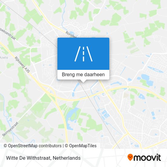 Witte De Withstraat kaart