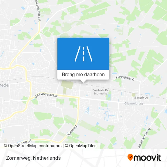 Zomerweg kaart