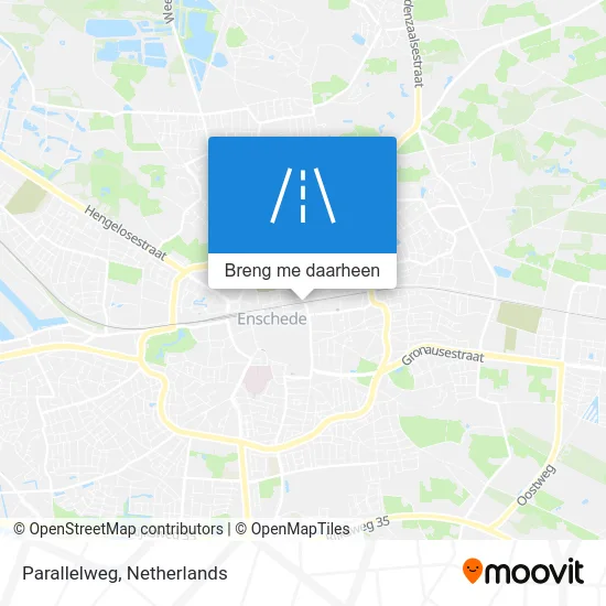 Parallelweg kaart
