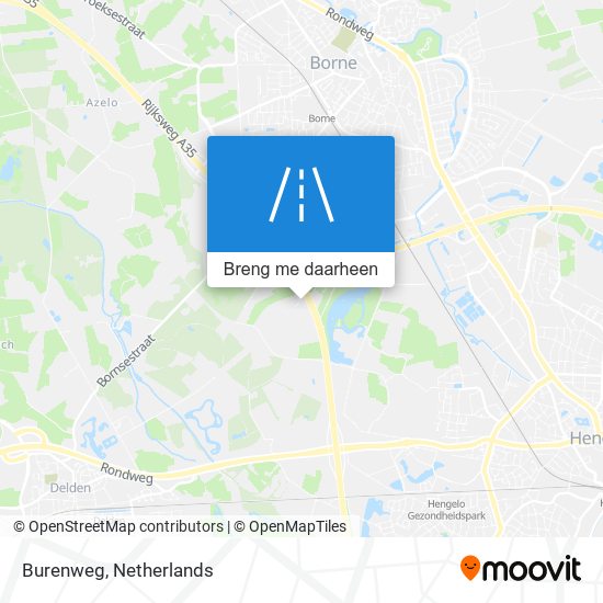 Burenweg kaart