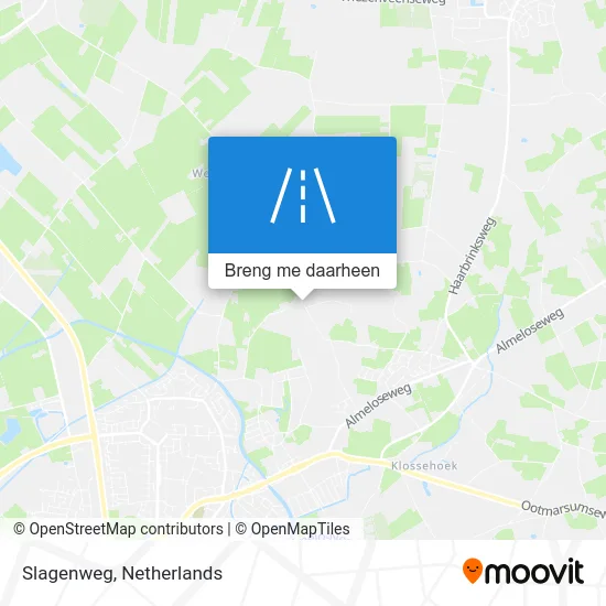 Slagenweg kaart