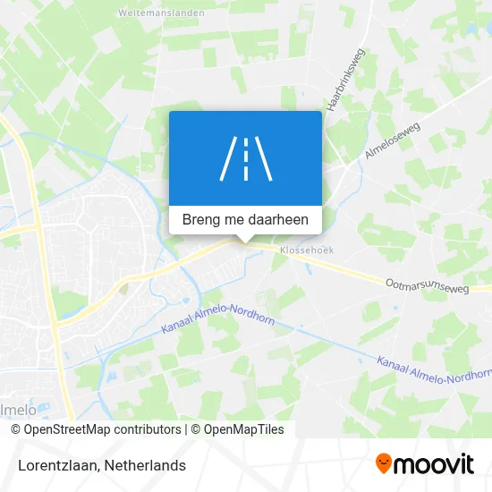 Lorentzlaan kaart
