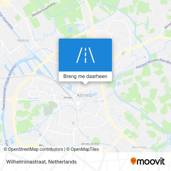 Wilhelminastraat kaart