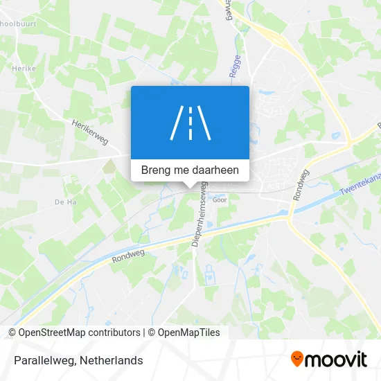 Parallelweg kaart