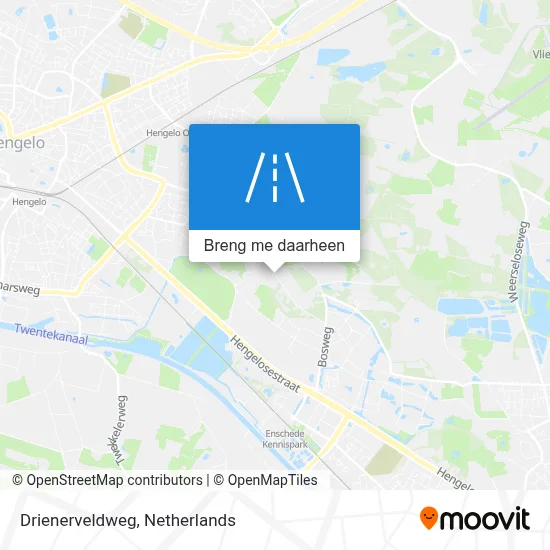 Drienerveldweg kaart