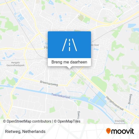 Rietweg kaart